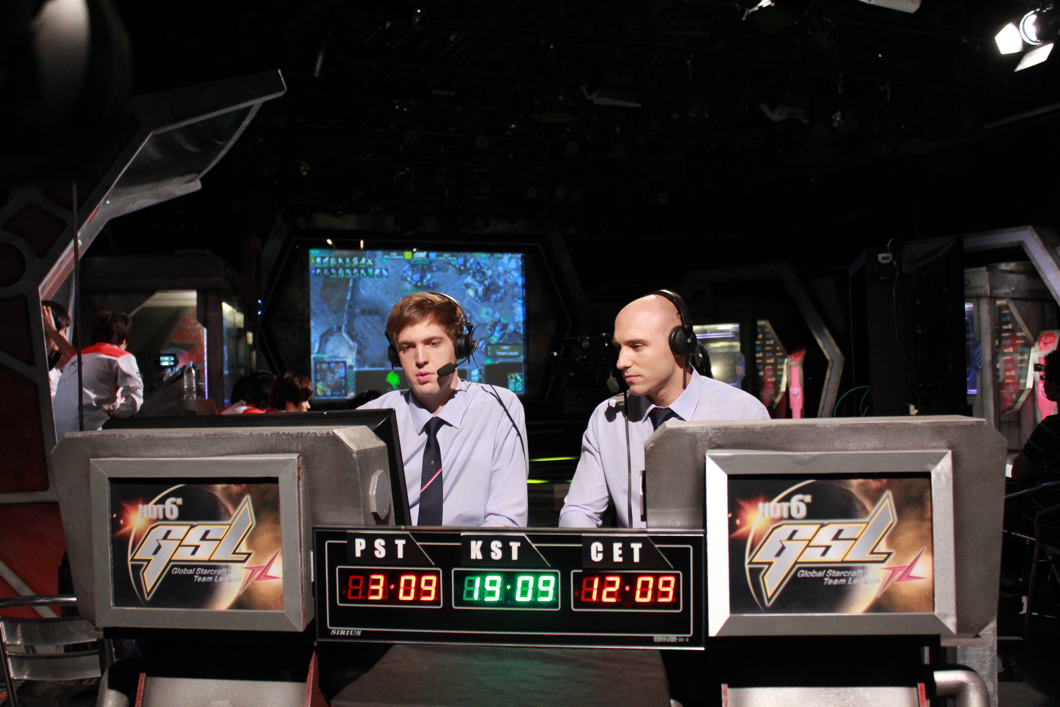 GSL casting desk photo